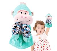 Puppet a mano, burattini per mano animale | Kung Fu Animal Hand Puppet con suoni e azione di boxe - Bambola di peluche di peluche educativa per l'insegnamento in età prescolare