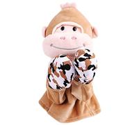 Puppet a mano, burattini per mano animale, Puppet a mano animale con suoni e azione di boxe, Bambola di peluche di peluche educativa per l'insegnamento in età prescolare