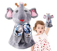 Puppet a mano per i pupazzi di peluche | Puppet a mano animale Kung Fu con suoni e azione di boxe - Peluche peluche peluche per l'istruzione prescolare