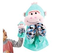 Puppet animali, burattini a mano | Kung Fu Animal Hand Puppet con suoni e azione di boxe - Bambola di peluche di peluche educativa per l'insegnamento in età prescolare