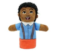 Puppet di peluche Puppet Giocattoli di Puppet | Pupetti educativi dei personaggi dei bambini africani | Aiuto per l'apprendimento delle storie, giocattoli interattivi, accessori lectu