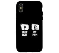 Puppet Master Your Mom My Mom Figlio Figlia Puppeteer divertente Custodia per iPhone X/XS