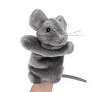 Puppet per guanti da lottatore per animali domestici - Medio, fibra soffice, beige, accessorio antipasto, gioco d'amore, giocattolo accogliente | Paw Gentle Fit For Kittens, la forma animale offre