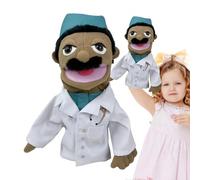 Puppet per mano animale | Set di burattino a maano | Pupet a in famiglia | Bolle di peluche carine con bocca commovente | Puwppet dei membri della famiglia | Ruolo di burattini educativi soft gioc