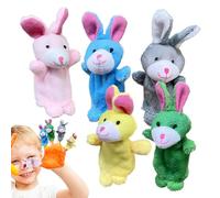 Puppet Per Per Bambini - Set Di 5 Giocattoli Da Gioco Coniglietto | Puppet Interattivi Morbidi Per Il Della Storia, Gioco Parlante Genitore-figlio, Giocattolo Fantasioso Per Bambini, Scuola