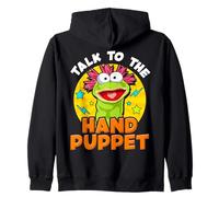 Puppeteer Talk to The Hand Puppet Funny Hilarious Felpa con Cappuccio