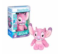 Puppetronic Angel - Bambola animatronica interattiva, movimento testa e bocca con sensore tattile, suoni autentici, tecnologia per la comunicazione con stitch, esperienza immersiva, famosa (RE007100)