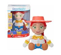 Puppetronic Disney, Jessie, bambola animatronica interattiva, movimento di testa e bocca con sensore tattile, suoni autentici e tecnologia Chatty Tech, ideale per ricreare Toy Story, Famosa (REY00200)