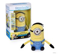 Puppetronic Minions Dick - Bambola animatronica interattiva, movimento testa e bocca con sensore tattile, suoni autentici e tecnologia Chatty Tech, divertimento interattivo, famoso (REN00100)