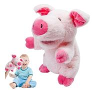 Puppets a mano Animale - pupazzi da di lusso da 9,84 pollici, educazione precoce delle prestazioni morbide Toys | Adorabile pupazzo di mano animale, burattini per il gioco scolastico