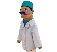 Puppets Doctor Hand - Puppet a mano di carriera | Peluche Puppet Puppet Puppet Educative Giocattolo Giocattolo Per La Narrazione, Gioco Di Fantasy
