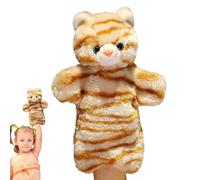 Puppette a mano per,Puppette a mano per animali | Puppette di animali dolci marionette a mano di racconto di gatto, giocattolo di peluche animale, giocattolo educativo fantasioso per