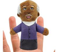 Puppette per dita in peluche, giocattoli per marionette da per marionetta da racconto, con persone nere, cartone animato, peluche per dita africana, nonni e mamme papà