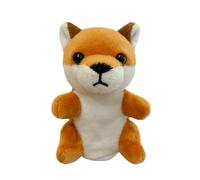 Puppette per le dita di peluche - Bambole a mano carine a forma di animali della foresta, statuette di gioco a forma di orso, volpe, scoiattolo, giocattolo di apprendimento interattivo, bambole di