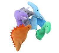 Puppette per le dita per - 5 pezzi Puppette per le dita animali della foresta - Puppette a dita in peluche in stile animale per spettacoli, ricreazioni, scuole