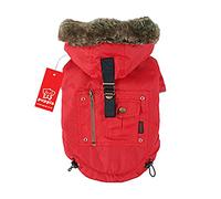 Puppia Autentico Coup D'etat Cappotto, 4XL, Rosso