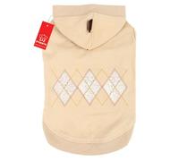 Puppia Diamond Back Beige L Maglietta Top per Cane
