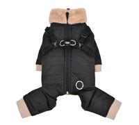 PUPPIA Everson Nero XL Cappottino per Cane