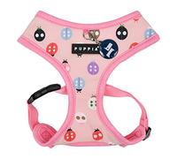 Puppia Lady Beetle sopra la testa cane HARENESS cintura toracica regolabile - rosa - S (PAWA-HA1957-PK-S)