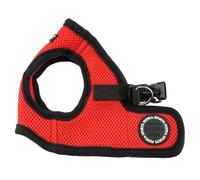 Puppia PAHA-AH305-RD-XL Soft Vest Harness B - Pettorina Morbida per Cani, Rosso, XL