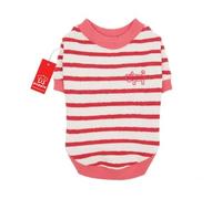 Puppia PAOD-TS1273-DP-XL Meager Maglietta Top per Cane, XL, Rosa Scuro