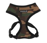 Puppia Pdcf-Ac30-Ca-M - Pettorina Morbida per Cani, Multicolore (Camo), M, 1 Pezzo
