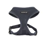 Puppia Pdcf-Ac30-Gy-M - Pettorina Morbida per Cani, Grigio, M, 1 Pezzo