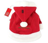 PUPPIA PDDF-SC23 Vestito Babbo Natale, 3L, Rosso
