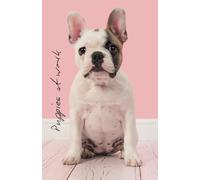 Puppies at work: aily planner, 200 pages of creamy white paper, matte finish cover, includes special sections for gratitude journal, dream journal, ... column and dotted pages for your notes