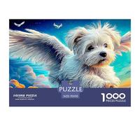 Puppies in GardenPhenomenal 1000-Piece Jigsaw Puzzles for Adults The Definitive Encounter with Impossible, Hard, Difficult Challenging Puzzle Games - This Is The Crowning Gift Jigsaw Puzzles for Adul