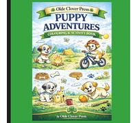 Puppy Adventures Colouring and Activity Book: Colouring pages, Maze, Spot the Difference, Word Search & More