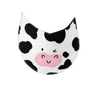 Puppy Bandana - Scarf During Festive Dressing, Bovine Print Tie Closure Featuring Moisture Guard Lining Plush Fiber Blend Three Layer Textile Suited Parties Portraits Styling Care