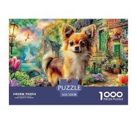 Puppy by LakeIntricate 1000-Piece Jigsaw Puzzles for Adults Presenting A World of Challenging Puzzle Games - These Stand As The Premier Gift Jigsaw Puzzles for Adults And Kids Age 12 Years Up 52x38cm