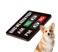 Puppy Feeding Schedule Chart, Meal Indication Slider Magnets, Dog Feeding Reminder Sign with Magnetic Board, Adjustable Pet Meal Planner for Health Management Prevent Overfeeding Kitchen Apartment