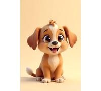 Puppy Love Notebook: 6x9 Lined with 150 Pages - Adorable Animal-Themed Journal for Students, Artists & Pet Lovers