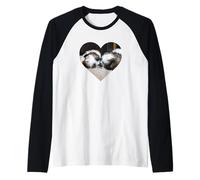 Puppy Love Shih Tzu Primo Bacio Maglia con Maniche Raglan