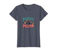 Puppy Mama: Adorabile Tributo alla Mamma del Cane per Gli Amanti degli Animali Domestici Maglietta, Donna, Pervinca, 3XL