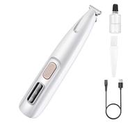 Puppy Paw Hair Trimmer, impermeabile elettrico Paw Trimmer per cani, Pet Precision Trimmer, LED Lights Ricaricabili Dog Paw Precise Trimming Tool, Latest Multifunctional Pet Hair Cutter