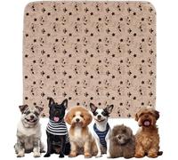 Puppy Pee Pads for Dogs, 2026 Upgraded， Washable Puppy Pad, , Puppy Pads Leak & Odor Proof, Non-Slip Base, Easy to Clean & Reusable (Brown-A,XS)