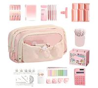 Puppy Pencil Case - Large Capacity Organizer with Stationary Accessories, Cute Puppy Design Pencil Box with Large Capacity, Stationery Organizer for Teen Girls, Gift, Boys, School, College, Office