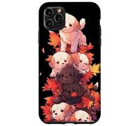Puppy Pile Fall Leaves - Simpatici amanti dei cani Custodia per iPhone 11 Pro Max