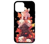 Puppy Pile Fall Leaves - Simpatici amanti dei cani Custodia per iPhone 12 mini
