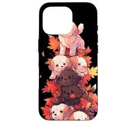 Puppy Pile Fall Leaves - Simpatici amanti dei cani Custodia per iPhone 16 Pro