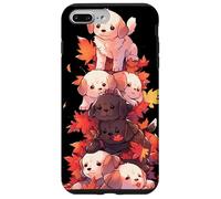 Puppy Pile Fall Leaves - Simpatici amanti dei cani Custodia per iPhone 7 Plus/8 Plus