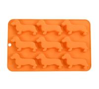 Puppy Shape Baking Mold - Food Safe Silicone Dachshund Mould | 9-Slot Dog Figure Tray for Candy, Fondant, Chocolate, Cake Decor, ice cubess, Gelatin, Candle Making, Resin Art, Soap Craft, Desrt Pastry