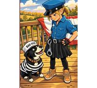 Puppy Training Notes: Bad Dog & Little Officer Notebook - Cute