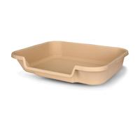 PuppyGoHere Lettiera per cani color sabbia da spiaggia, di grandi dimensioni, resistente e sicura per gli animali domestici, per interni, con ape