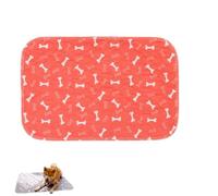 PuppyPad Pee Pads, Washable Reusable Puppy Pads for Dogs, 4-Layer Leak-Proof & Odor Control Puppy Pad for Indoor Training, Travel & Senior Dogs (Red,40*60 cm)