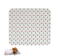 PuppyPad Pee Pads, Washable Reusable Puppy Pads for Dogs, 4-Layer Leak-Proof & Odor Control Puppy Pad for Indoor Training, Travel & Senior Dogs (White,40*60 cm)