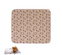 PuppyPad Pee Pads, Washable Reusable Puppy Pads for Dogs, 4-Layer Leak-Proof & Odor Control Puppy Pad for Indoor Training, Travel & Senior Dogs (Brown,70*80 cm)